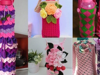 Crochet bottle covers,crochet bottle holder,  crochet jar covers @shazeenagul1401