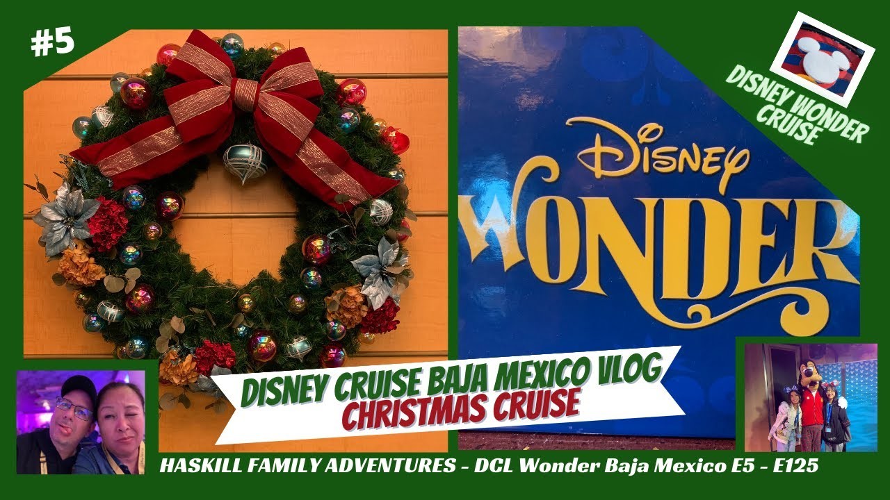 DISNEY WONDER CHRISTMAS BAJA-MEXICO CRUISE DAY 3 Pt 1 - Day at Sea - Room & Ship Tour. Xmas-Crafts