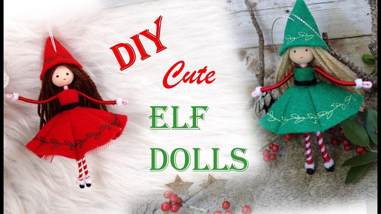 DIY Elf Dolls - How to make fairy dolls |  Huong Harmon