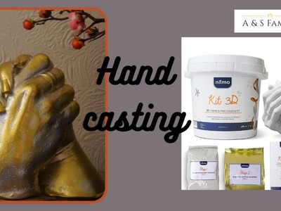 DIY - How to cast your hands for couples with hand casting Kit | Hand Casting | A & S Family Tamil