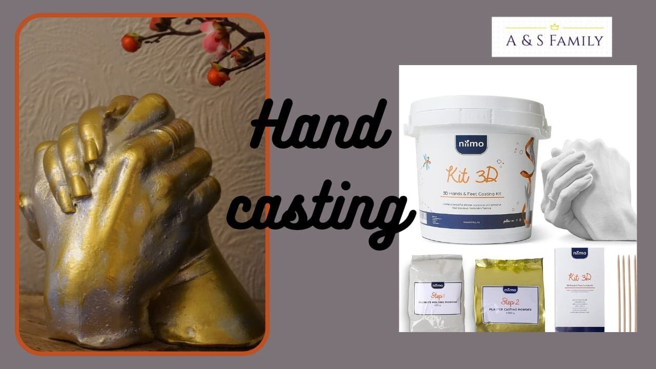 DIY - How to cast your hands for couples with hand casting Kit | Hand Casting | A & S Family Tamil