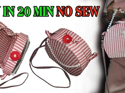 DIY PURSE BAG Circular Fashion Shoulder Bags Fashion Design CRAFT IDEA FOR GIRLS WHEN YOU CAN'T SEW