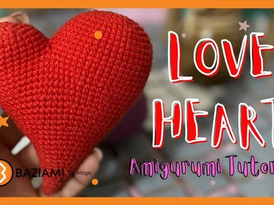 EASY CROCHET HEART - Full tutorial| How to crochet Love Heart | Beginner Pattern and Tutorial