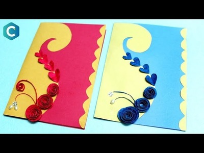 Handmade Greeting card | Birthday paper card -  Happy Birthday ideas easy | paper craft ideas