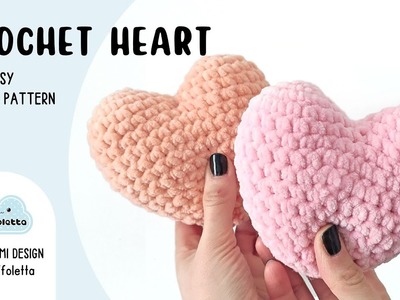 Heart crochet pattern | Easy beginner pattern | Valentine Amigurumi