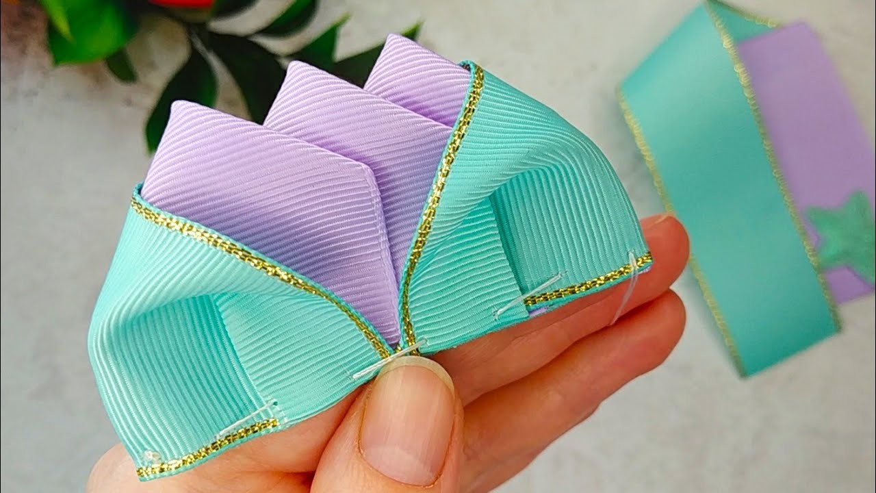 How to EASILY make this Ribbon Bow - Hair Bow Tutorial ????