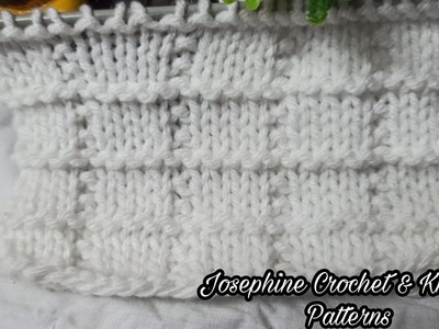 How to Knit Tiles Square Stitch Patterns #Josephine Crochet & Knitting Patterns ????????