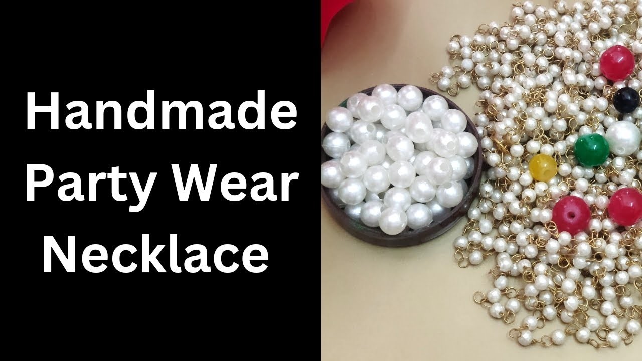 How to make jewellery at home.Pearl jewellery making at home.Handmade jewellery making at home