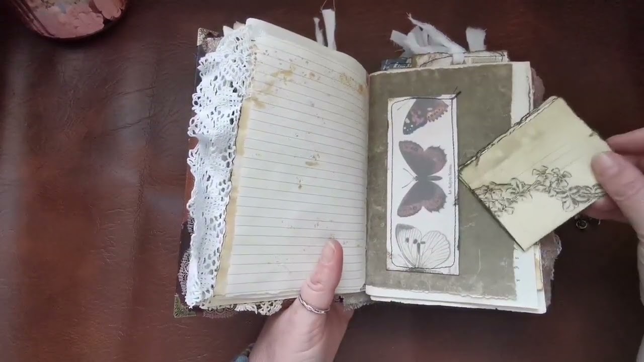 Junk journal flip through A vintage victorian journal volume 1(Sold)