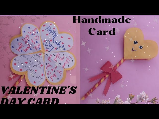 Making Handmade Valentine's day Card|Cute Idea Valentine's day Card For BFF|Paper Art and Craft
