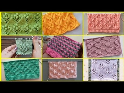 New knitting pattern ideas.very beautiful easy knitting stitch pattern for sweater. February 2023