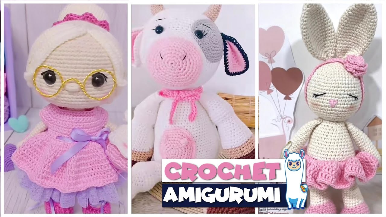 TikTok Crochet  Amigurumi ???? P L U S H I E S ???? Compilation 144 | @blu_llama