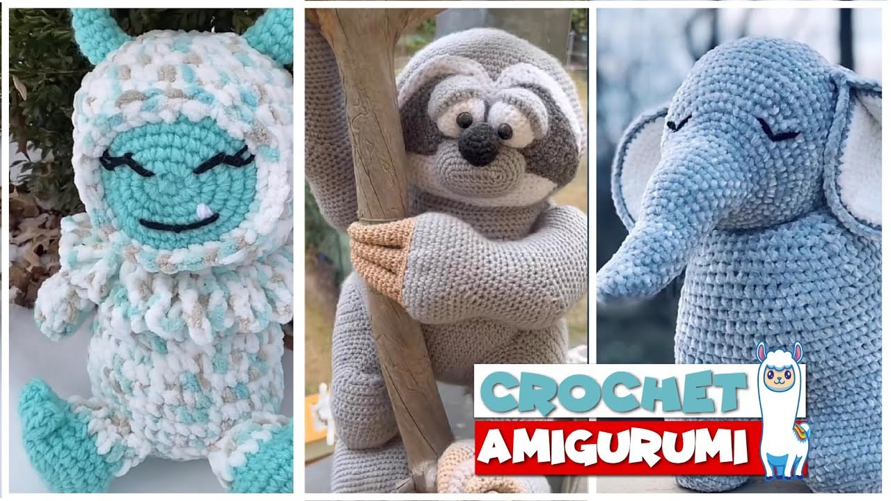 TikTok Crochet  Amigurumi ???? PLUSHIES | TOYS???? Compilation 147 |@blu_llama