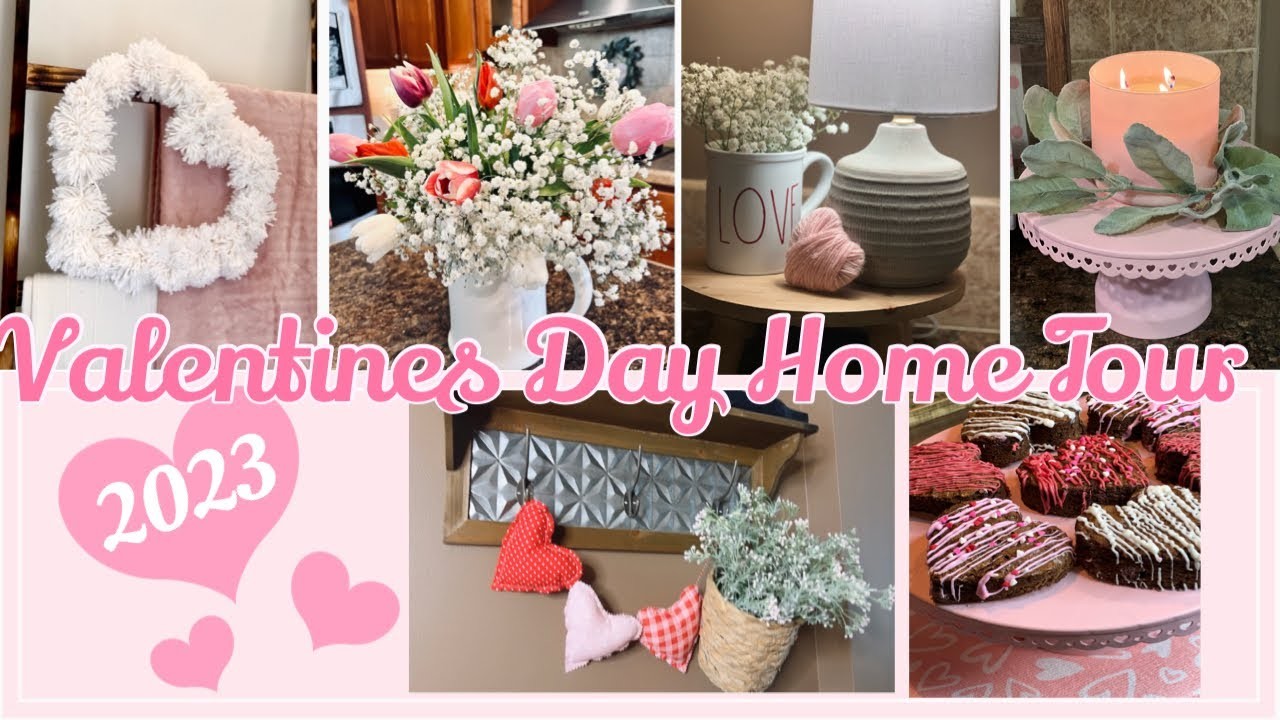 Valentines Day Home Tour 2023.Diy Valentines Day Decor Ideas. Valentines Day Sweet Treat