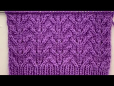 Very Easy Knitting Stitch Pattern For Sweaters Design