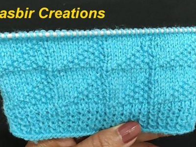 Very Easy Knitting Stitches Pattern for Sweater (Hindi) Jasbir Creations