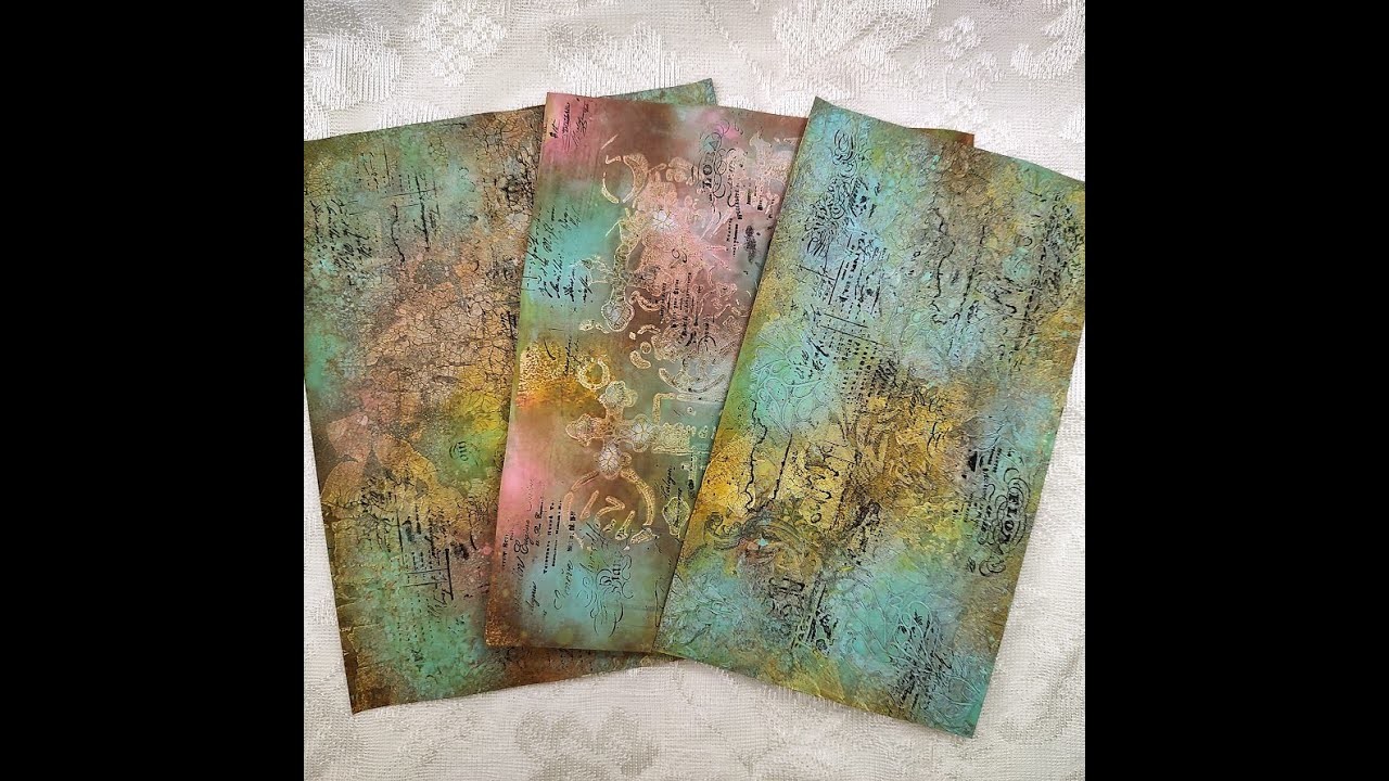 Video – Wrap Around Tags – Mixed Media Style – Part 1 of 2 – Paris Rose Journal