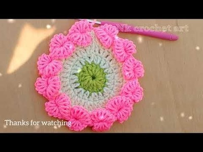What a beautiful crochet mat ||crochet pattern ideas 2023