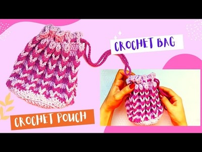 Wonderful,Crochet Small Pouch (Bag), Crochet Small Bag (Purse) For Souvenirs, Gifts, Cosmetic
