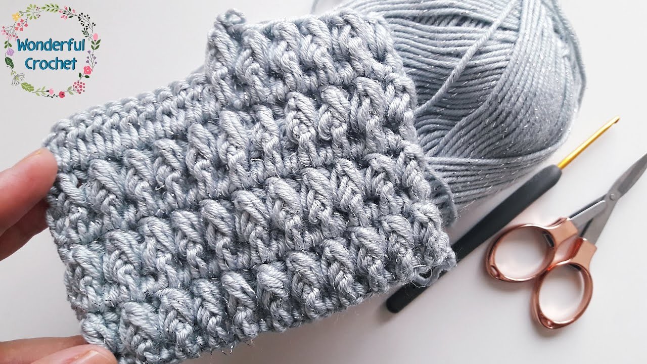 Wonderful Crochet STITCH. Easy crochet for beginners. Crochet patterns. How to crochet ????