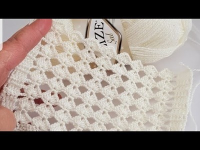 Woow ???? on reguest????very popular! only 2 row of easy crochet stitch Pattern