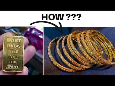 24K Gold Jewelry Making Process | How it Make??