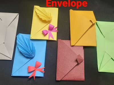 3 Beautiful Envelope Making Ideas | Envelope Making | Valentine's Special | Envelope Craft