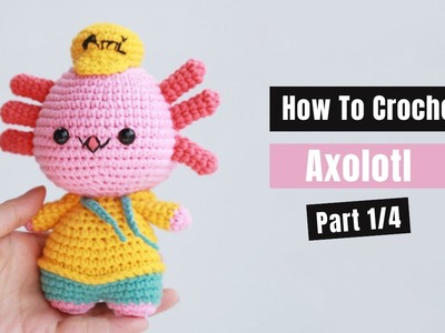 #455 |  Amigurumi Axolotl (1.4)| How To Crochet Animal Amigurumi | @AmiSaigon