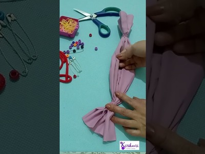 8 MINUTES EASY CRAFT (POUCH-MAKING) NO SEWING TRick #dumaguete #easycrafts #fabrics #artsandcrafts