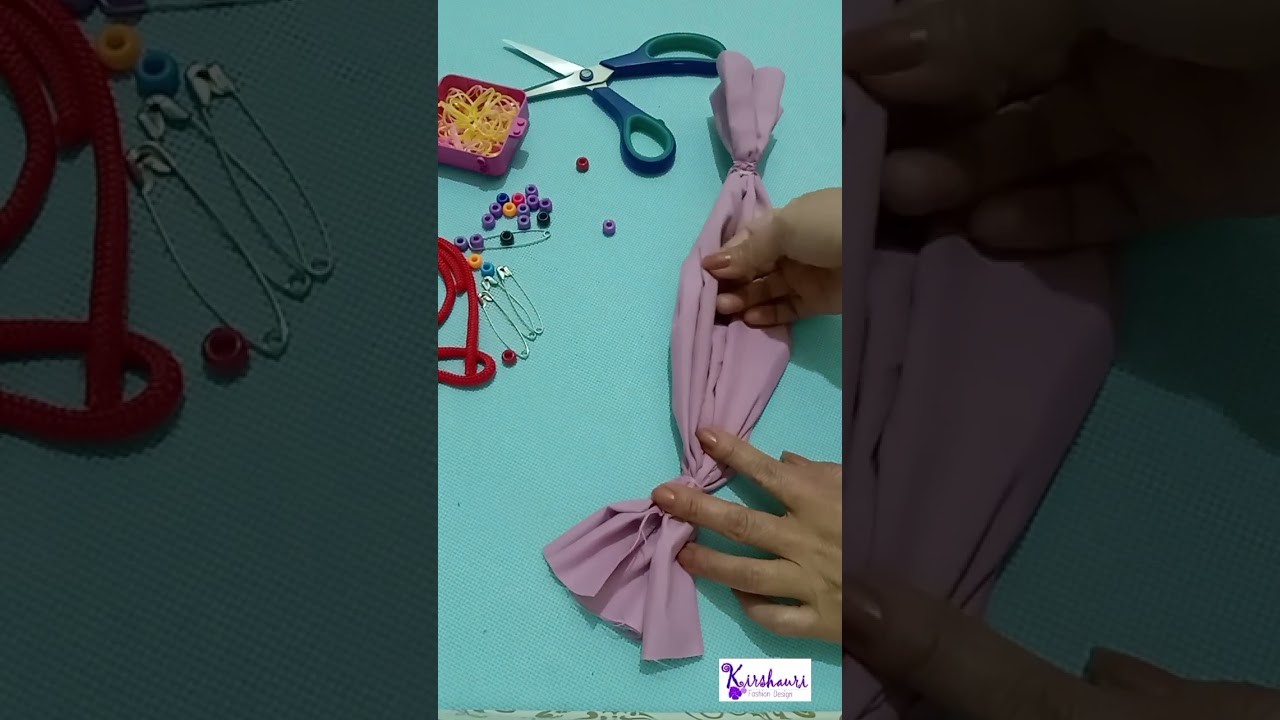 8 MINUTES EASY CRAFT (POUCH-MAKING) NO SEWING TRick #dumaguete #easycrafts #fabrics #artsandcrafts