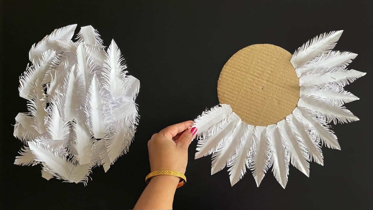 Beautiful and Easy Wall Hanging. Paper craft For Home Decoration. Paper Flower Wall Hanging. DIY