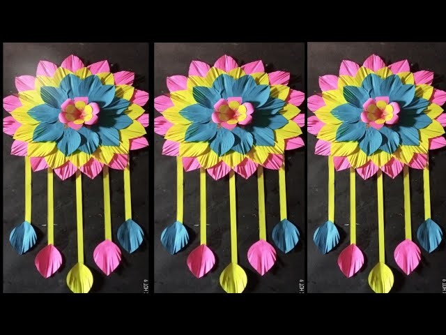 Beautiful paper wall hanging craft.paper craft.home decor.diy.art and craft