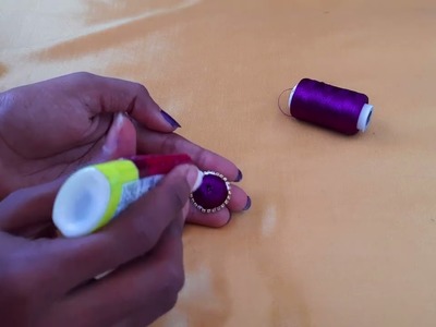 Beautiful Silk Thread Jhumka Earrings Making At Home | Silk Thread Jhumka Designs | #jhumka