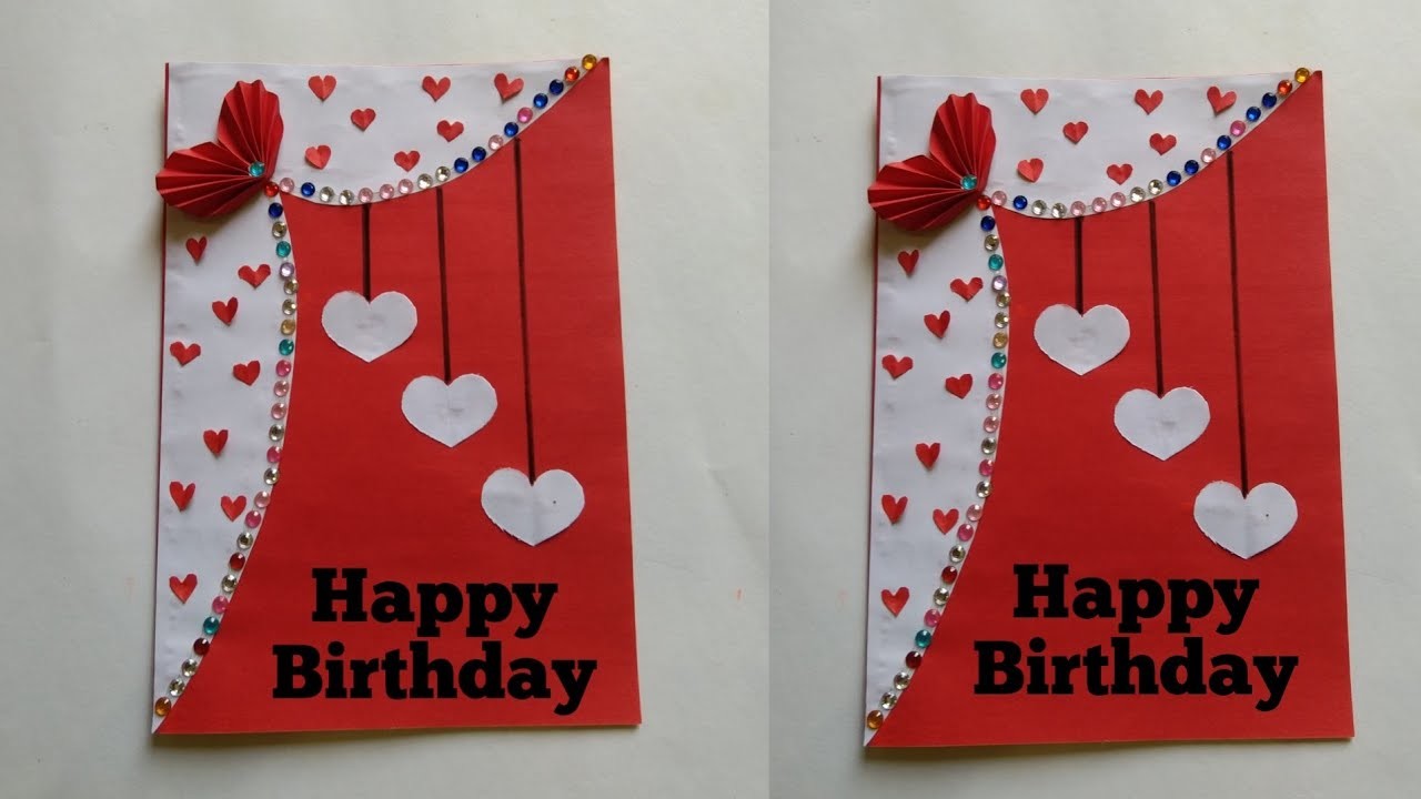 Birthday Card Making Ideas.Handmade Greeting Card Making Ideas.How To Make Birthday Card.Diy Card