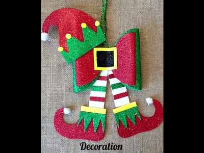 Christmas DIY Decoration easy wreath craft