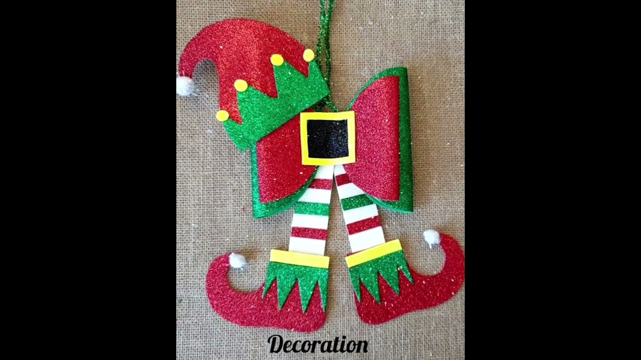 Christmas DIY Decoration easy wreath craft