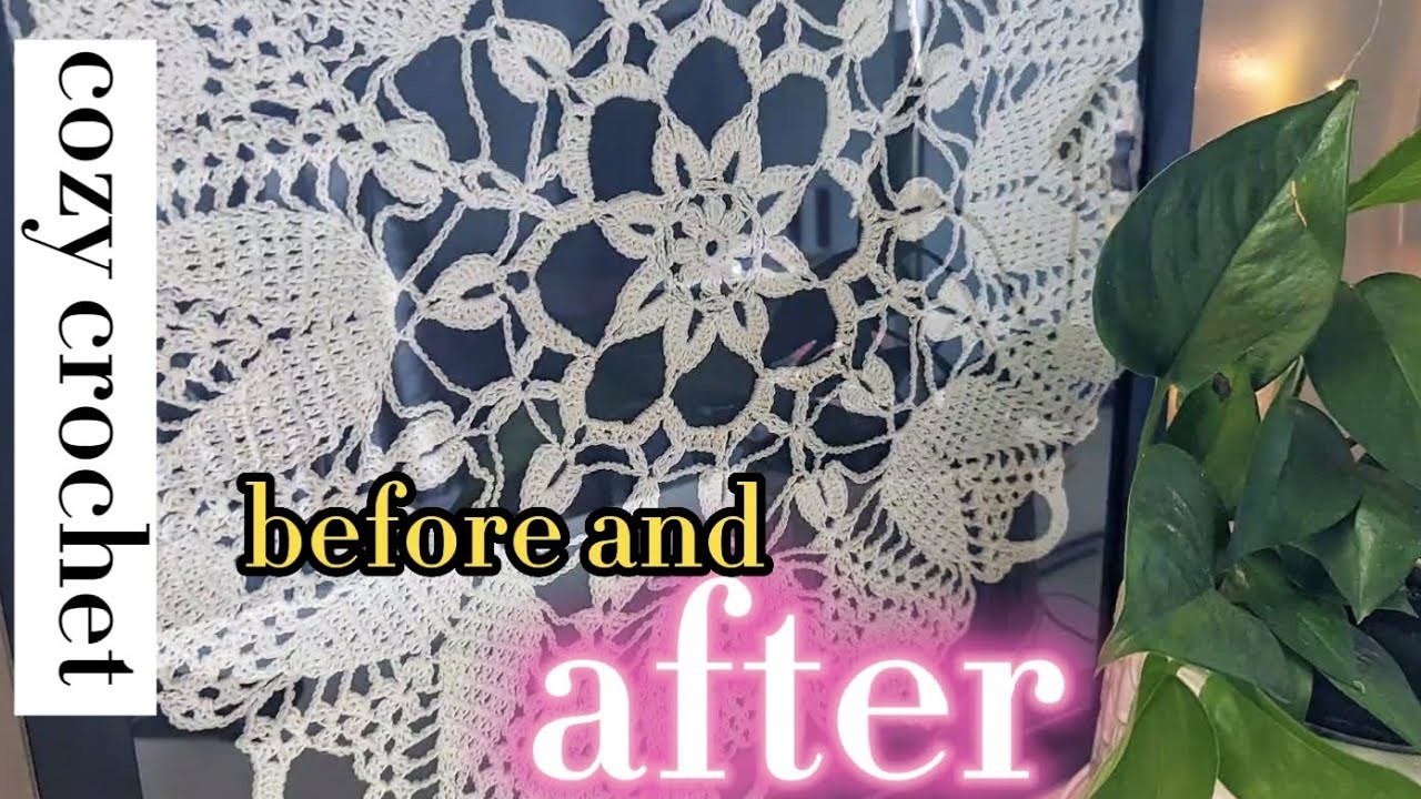 COZY CROCHET????????????before and after#crochet tutorial