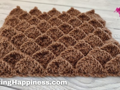 Crochet 3D Hedgehog Stitch idea for a cute crochet hedgehog baby costume! ????