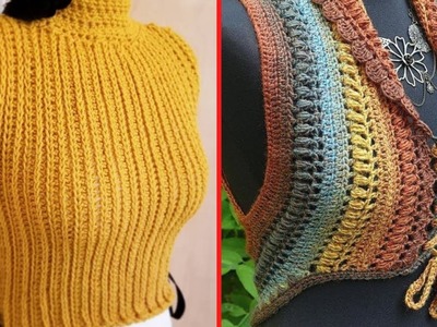 Crochet Top for Beginners : Easy crochet top pattern #crochet #crochettops #diy
