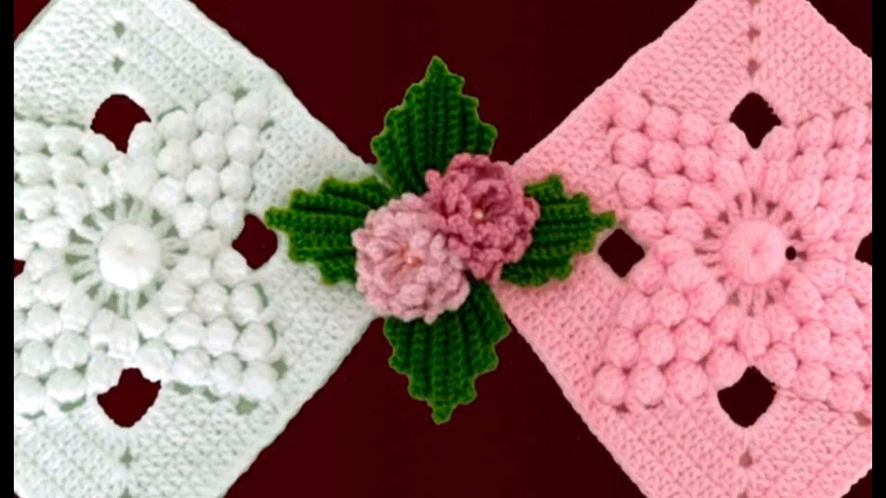 Cuadrado Cuadro Mantel Tapete a Crochet