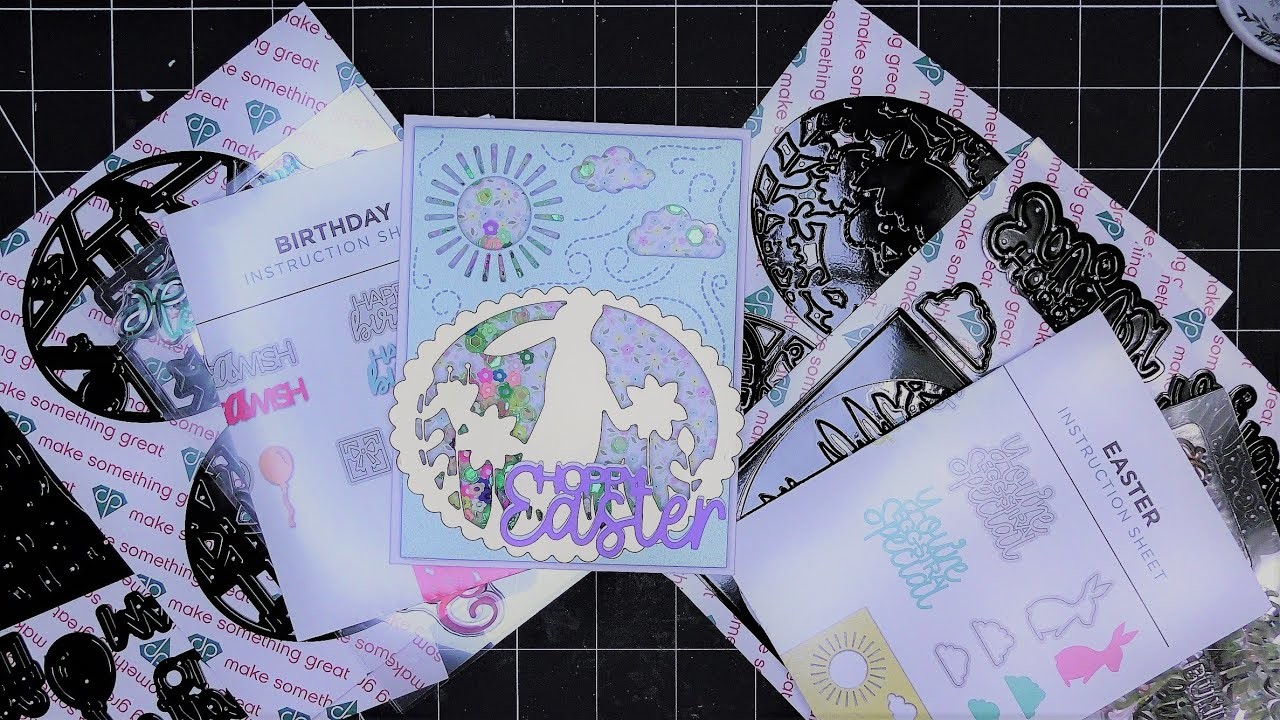 Diamond Press Nesting Dies Autoship: Easter Stamps & Dies Review Tutorial! Some Autoships Available!