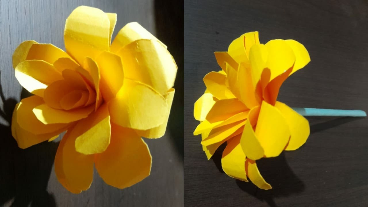 DIY- How To Make A Paper Flower.