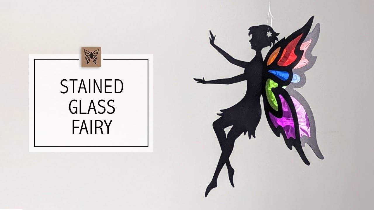 DIY Stained Glass Fairy