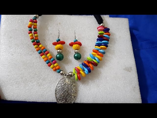 Easy Earring and Necklace making | Trending jewelry making at home | Handmade Earring and Necklace