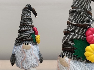 Handmade gnome Christmas with clothes