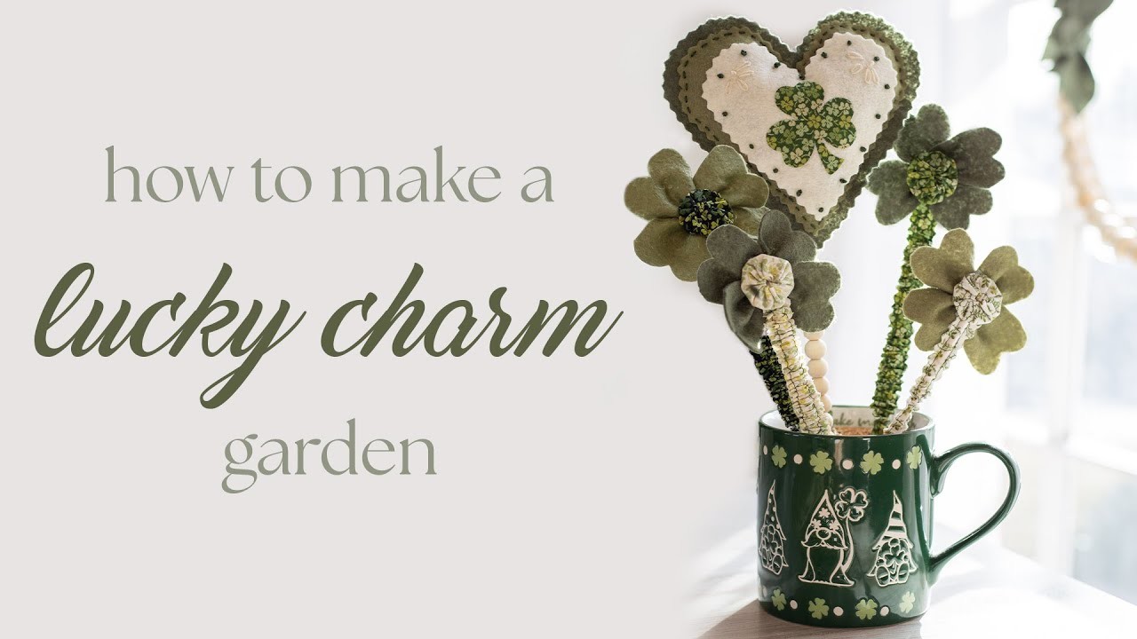 How to Make a Lucky Charm Garden | Shabby Fabrics At Home