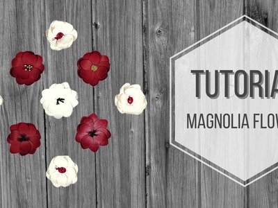 How to Make a Paper Magnolia Flower for a Mini Album Tutorial