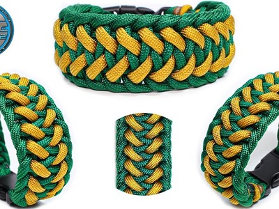 How to Make a Paracord Bracelet Mammoth Knot Tutorial DIY