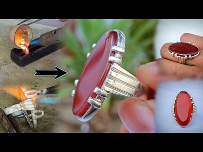 How to make a silver ring - handmade custom jewellery