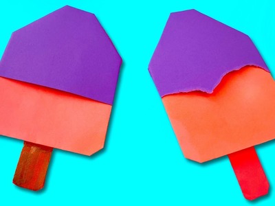 ???? How to Make Easy Ice Cream Popsicle Paper Craft